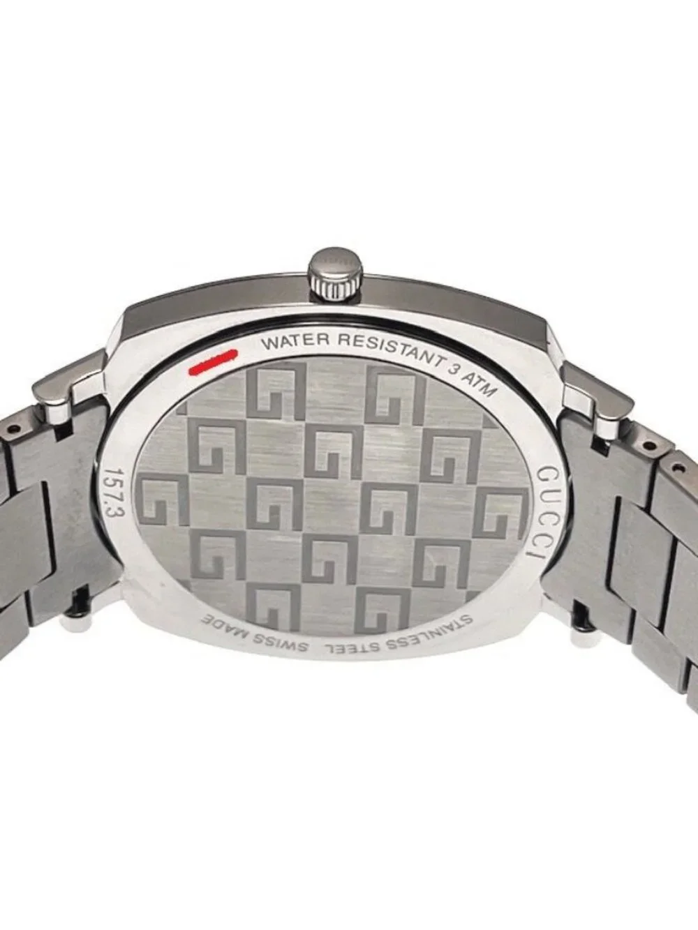 Gucci Watch Stainless Steel White Dial Quartz